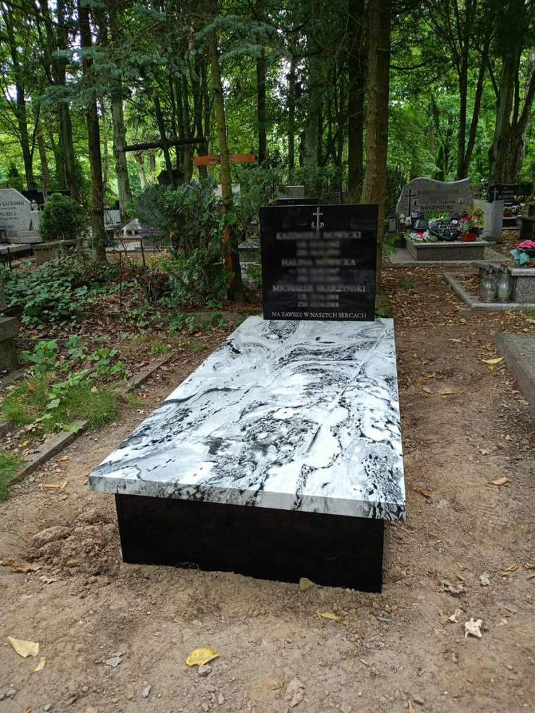 Nagrobek kompozytowy pojedynczy — zdjęcie 4