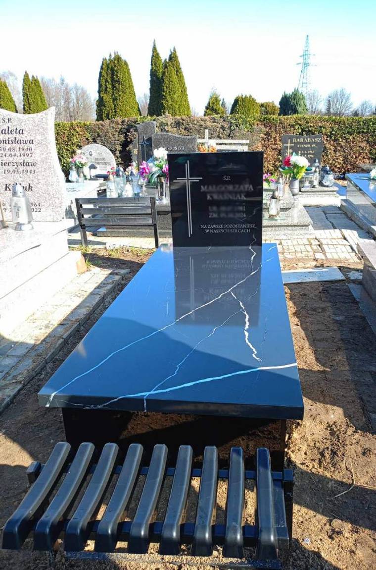 Nagrobek kompozytowy pojedynczy — zdjęcie 7