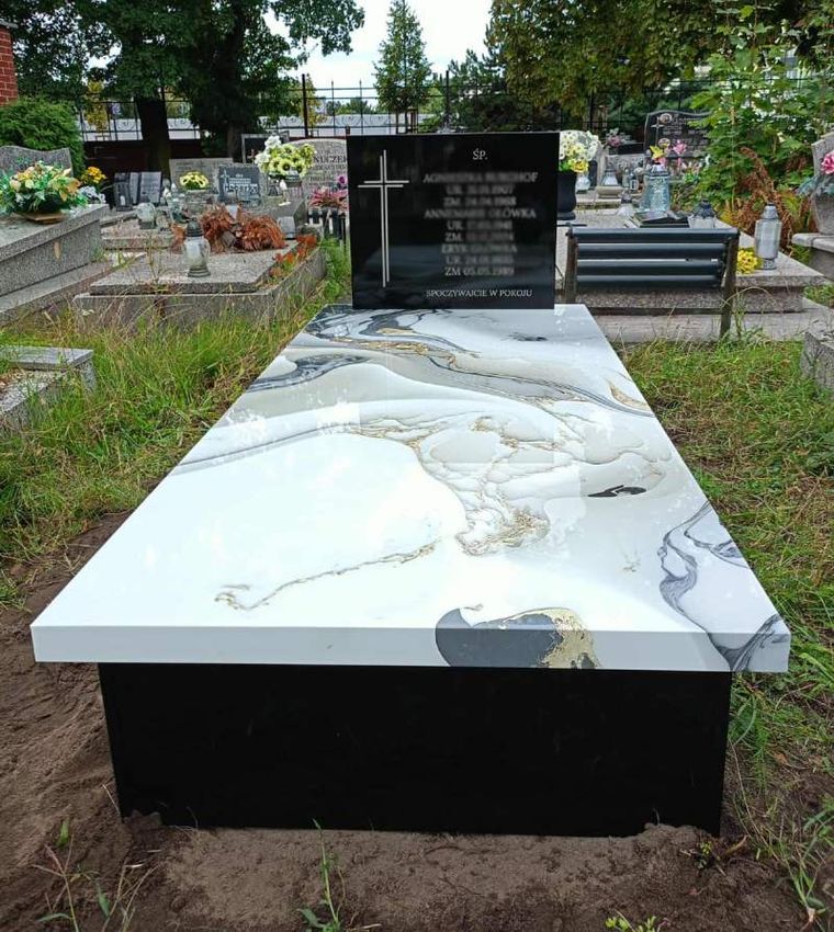 Nagrobek kompozytowy pojedynczy — zdjęcie 9