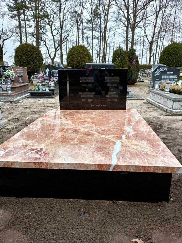 Nagrobek kompozytowy podwójny — zdjęcie 6